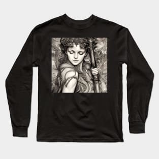 Queen of Wands Long Sleeve T-Shirt